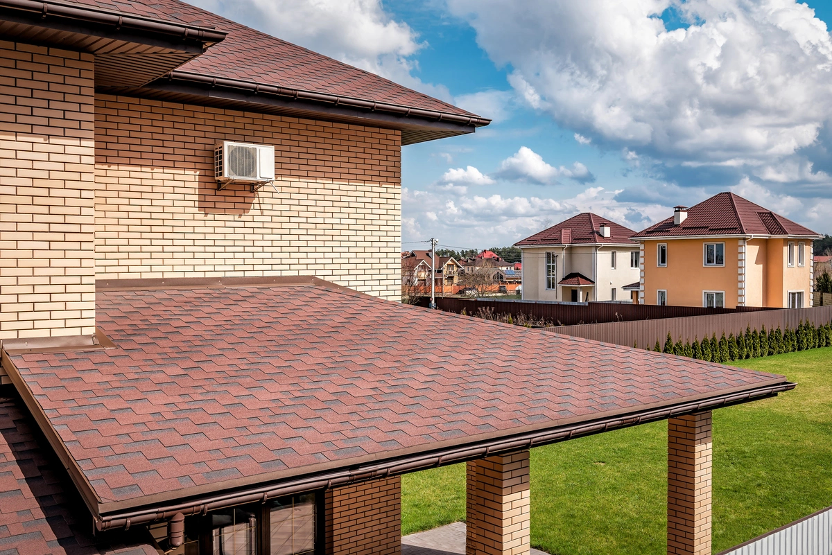 roofing colors-brown roof