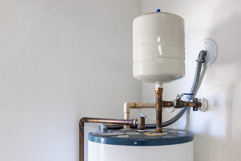 top of a water heater