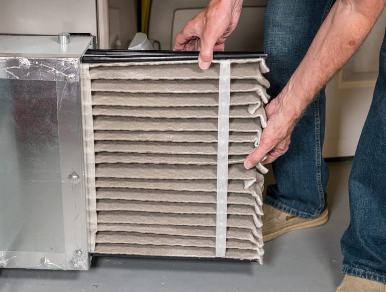 parts of a furnace-filter