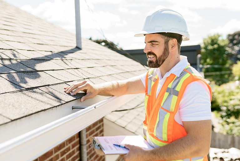Roofing contractor inspection