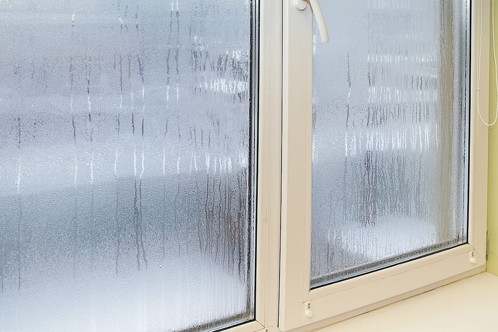 Condensation on Inside of Plastic Window