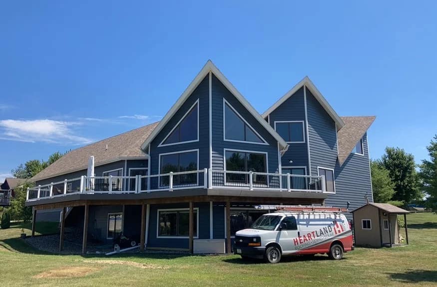 Heartland roofing van