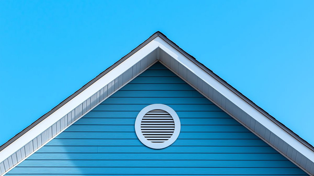 attic vent on a gable