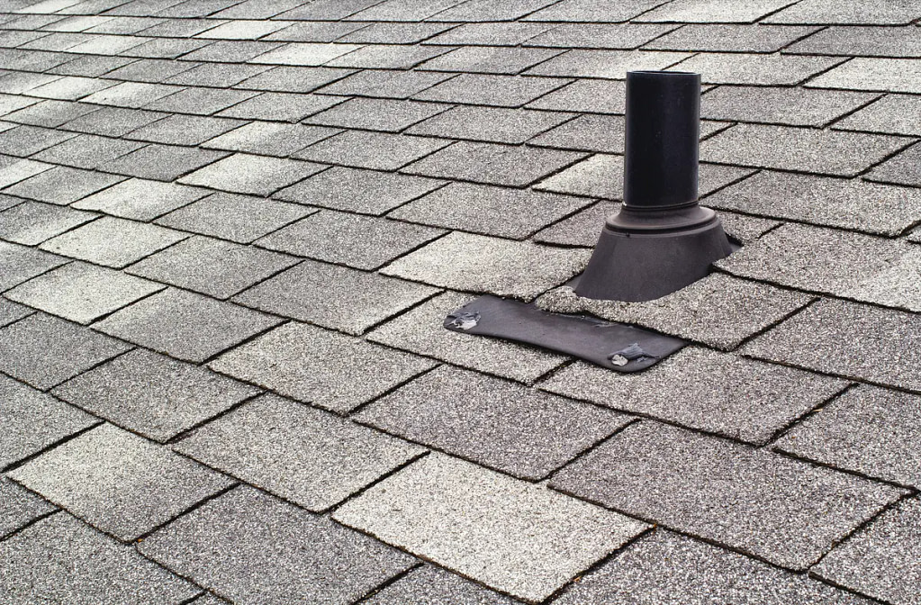 roof vent on a shingle roof