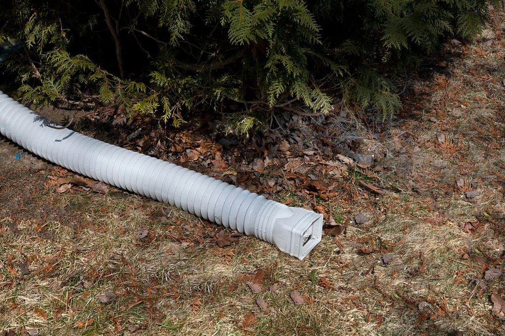 gutter downspout, flexible gutter extension