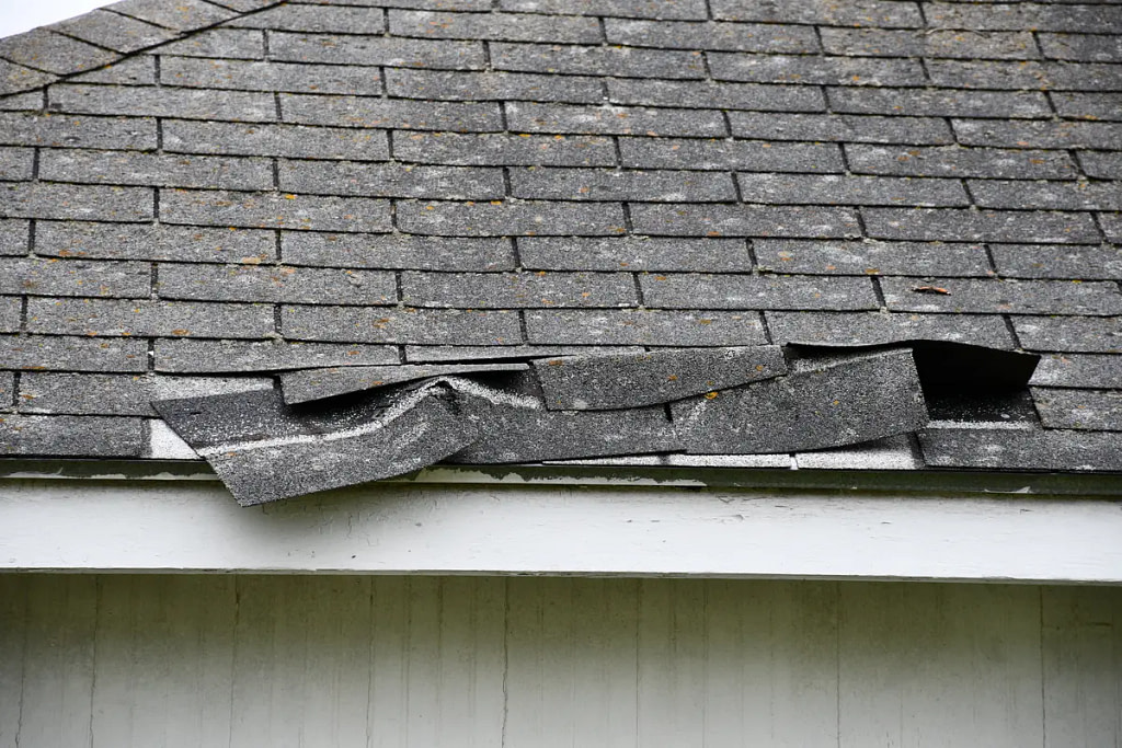 roof damage