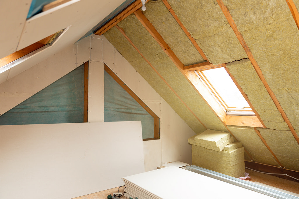 attic insulation upgrade new house