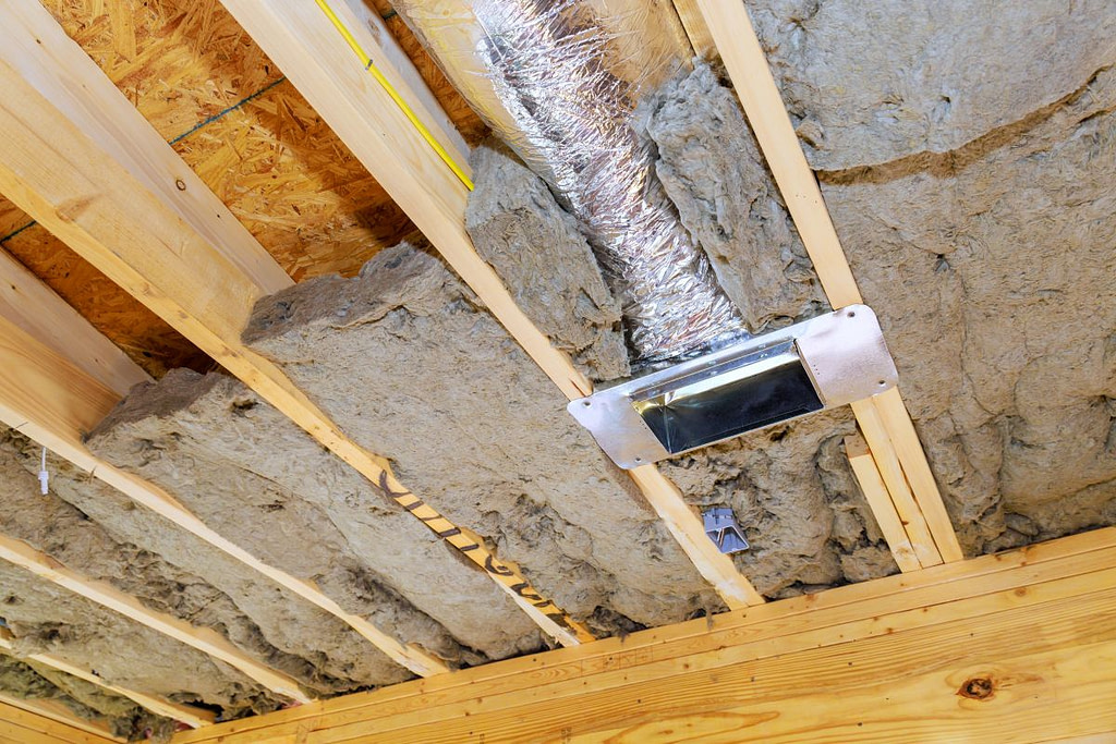 attic insulation upgrade galvanized pipe