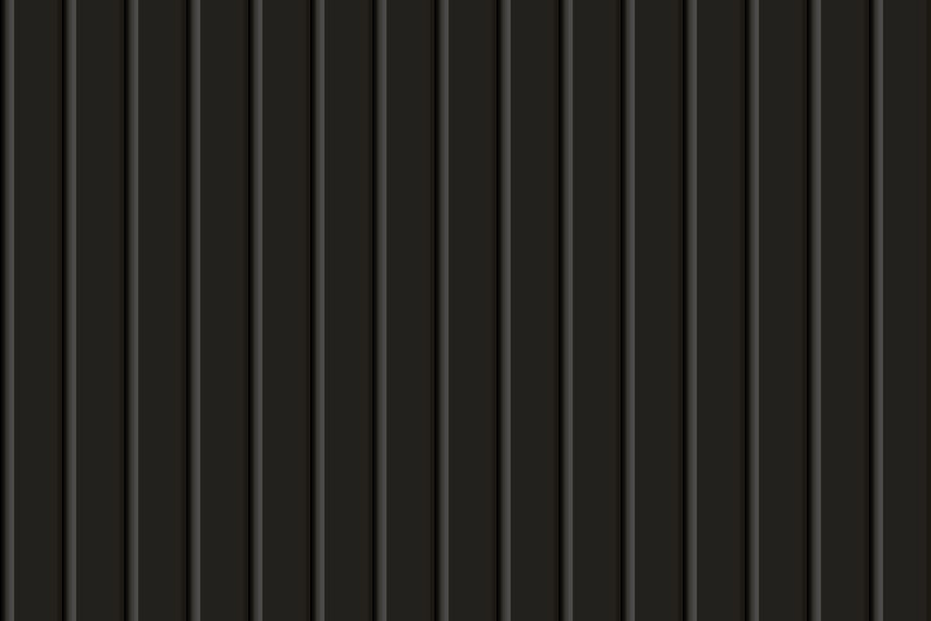 black metal siding