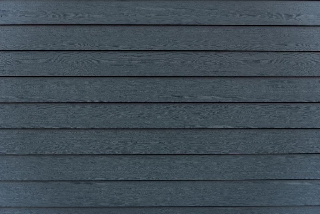 dark grey horizontal siding