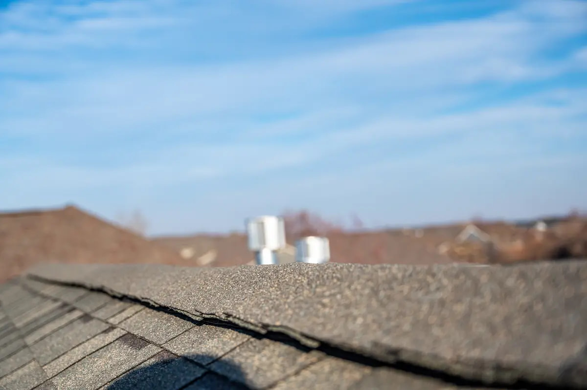 looking at ridge cap shingles