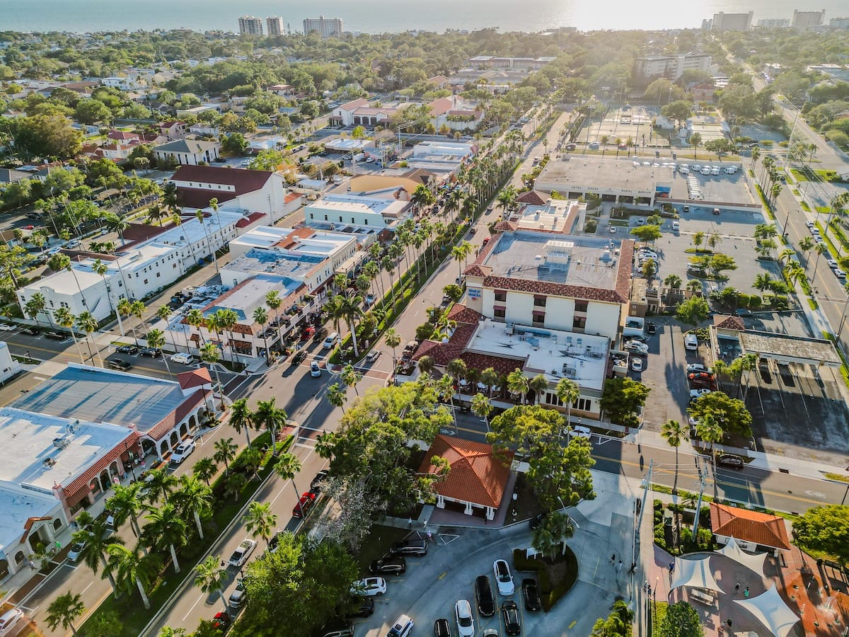 venice, florida aerial view