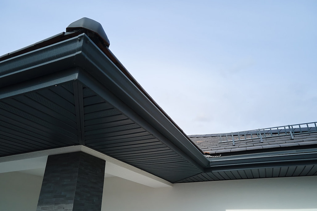 black gutter system