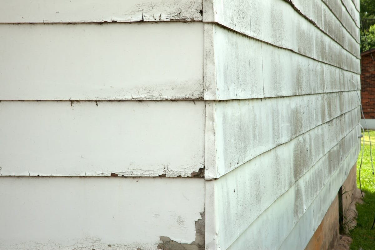Chipped siding
