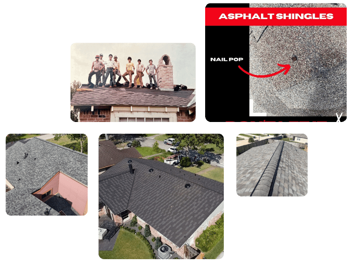 Your local houston roofer for roof repairs, roof replacements, and roof inspections since 1974.