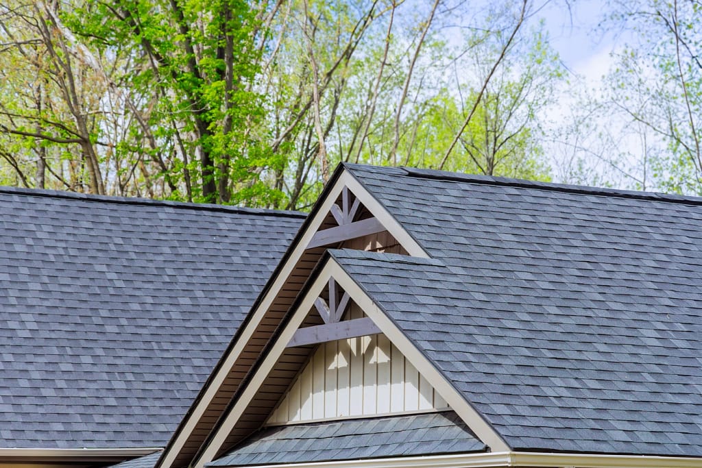 New roof installed by brainerd roofing contractors - grey architectural shingles