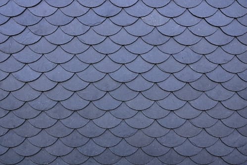 staggered butt slate roof