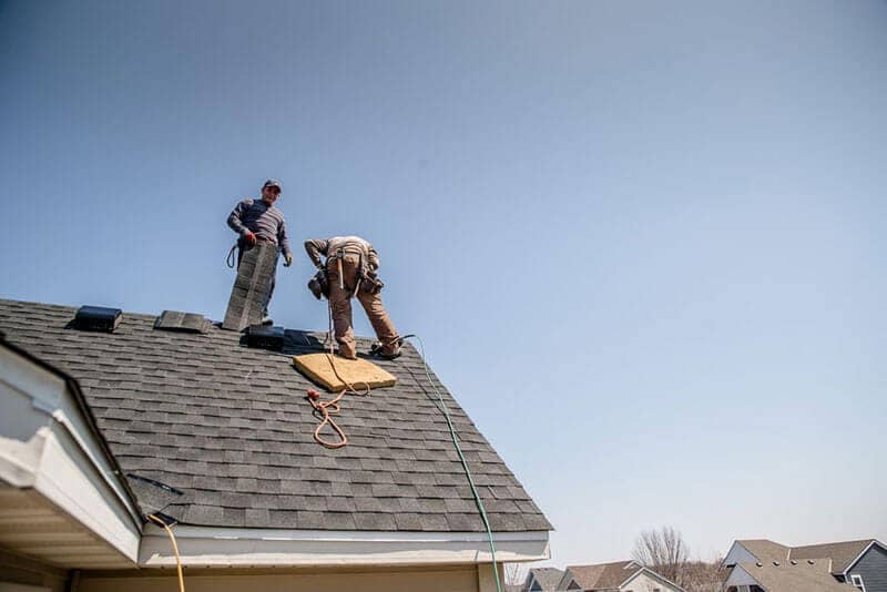 northface construction roofers finishing installation