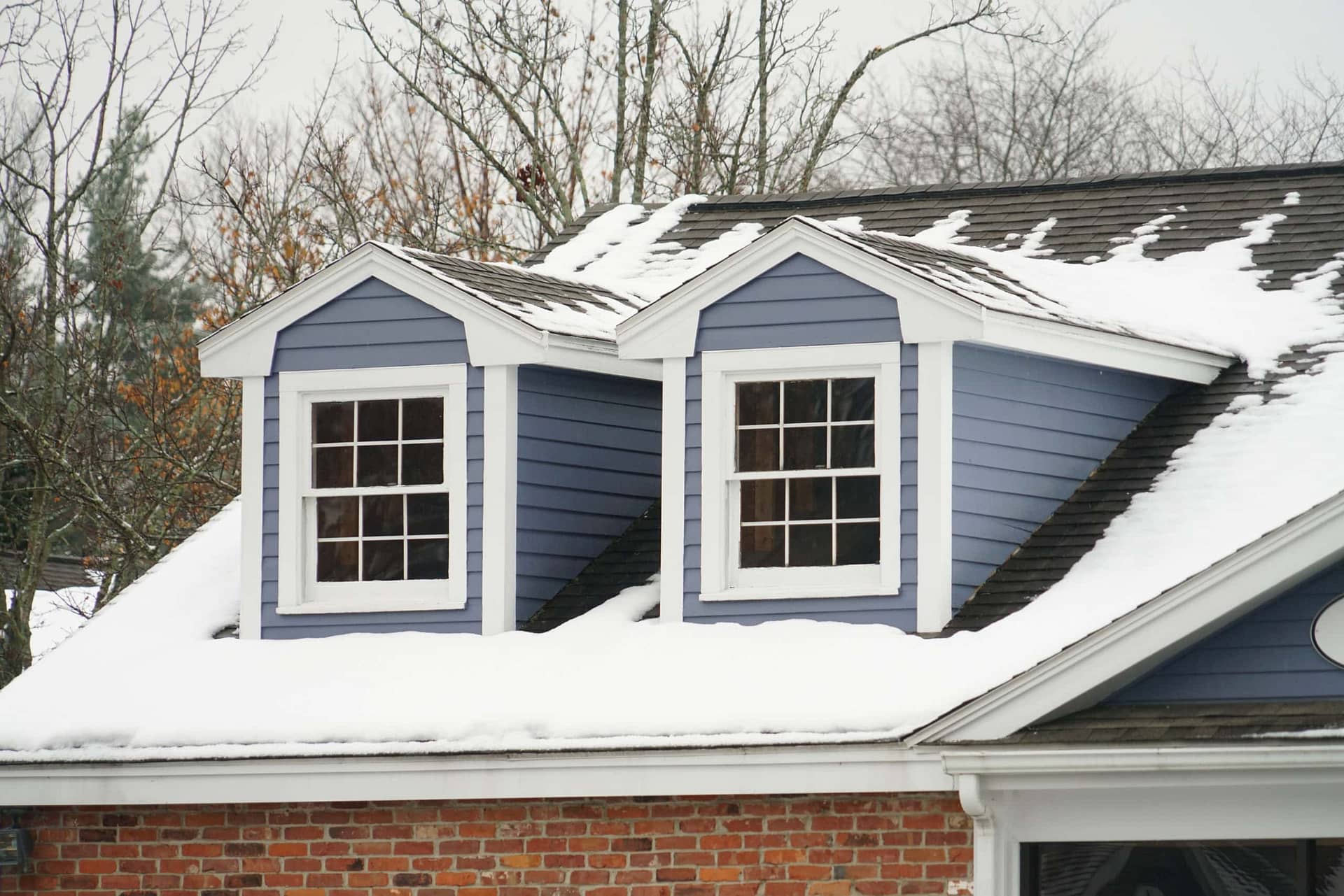 siding in winter
