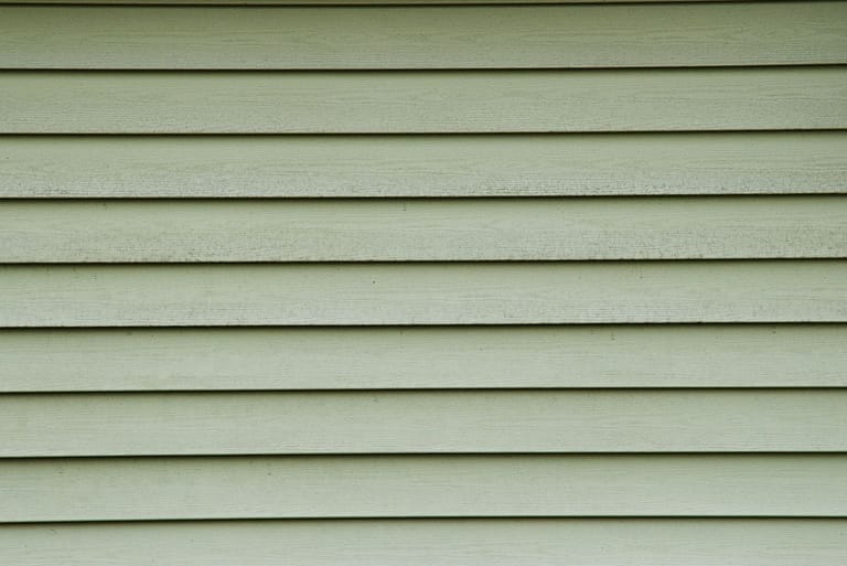 green siding