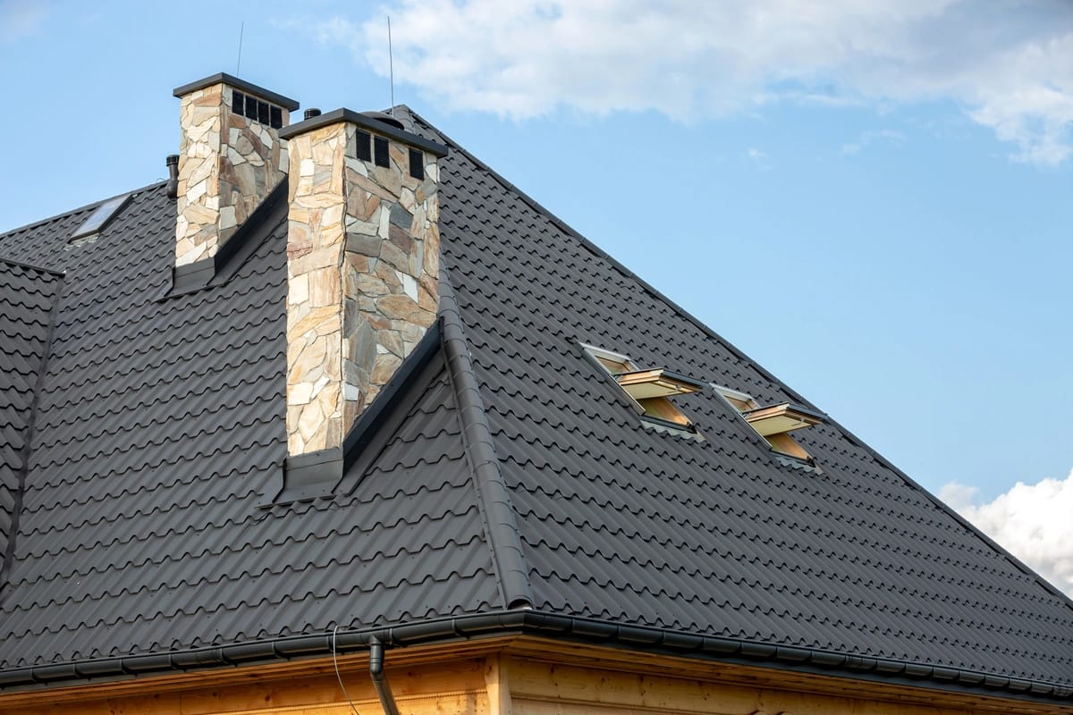 metal roofing perrysburg- metal roof and chimneys