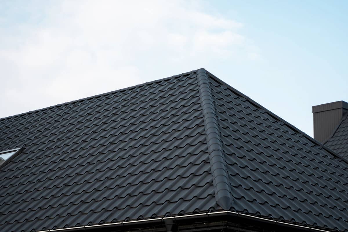 metal roofing monroe-house black metal tile roof