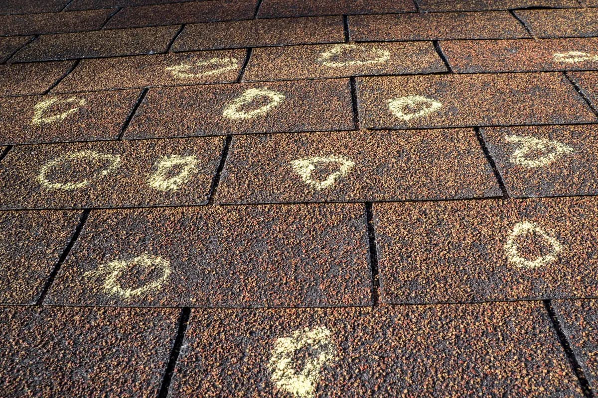 What Does Hail Damage Look Like On A Roof?
