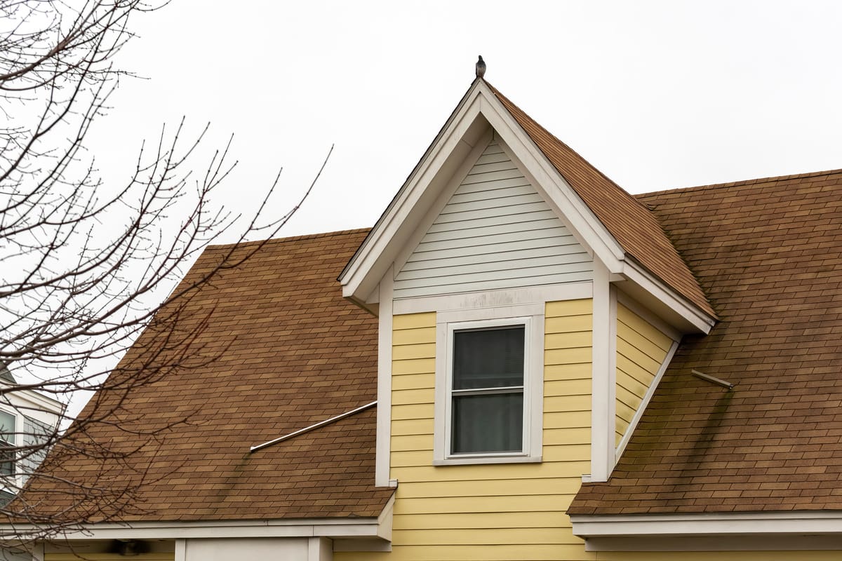 brown roof house