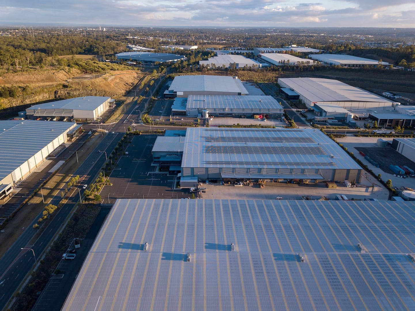 Kettering Commercial Roofing warehouse district