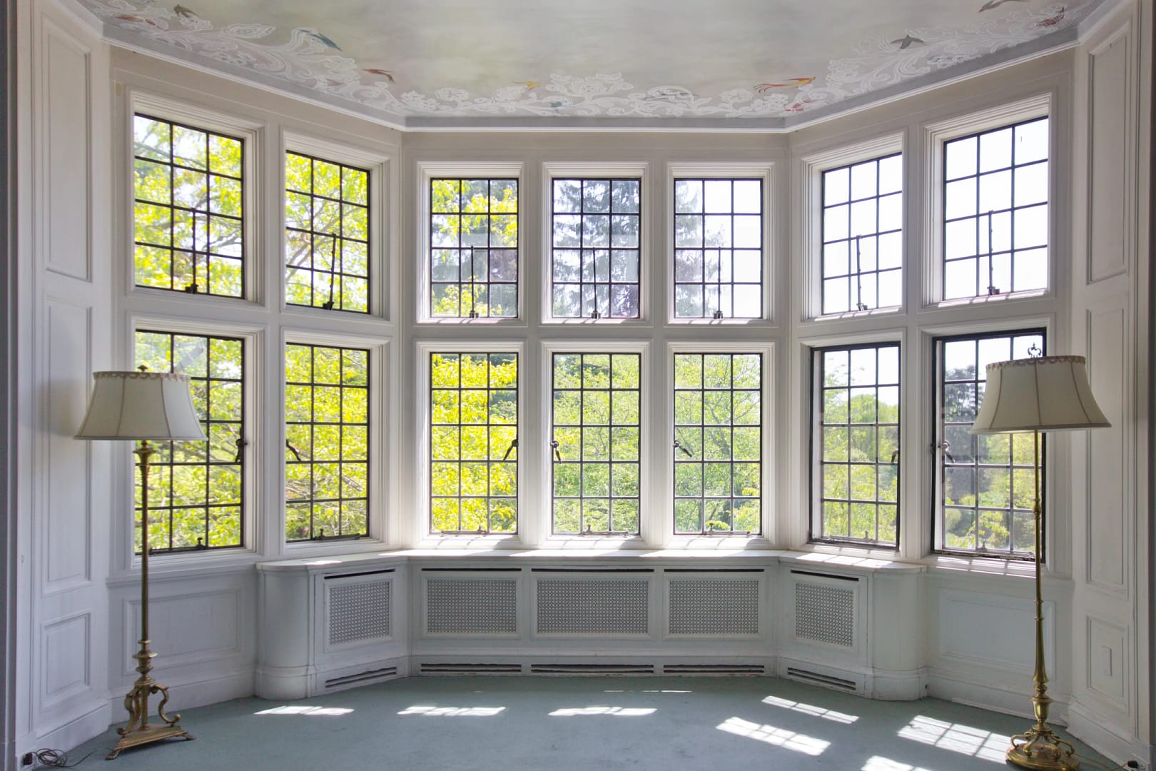 living room nook windows newly installed