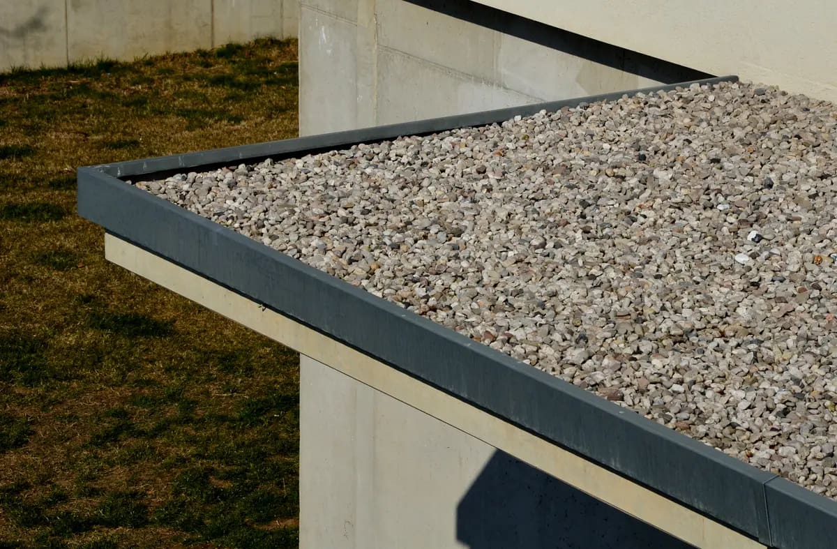 close up BUR roof