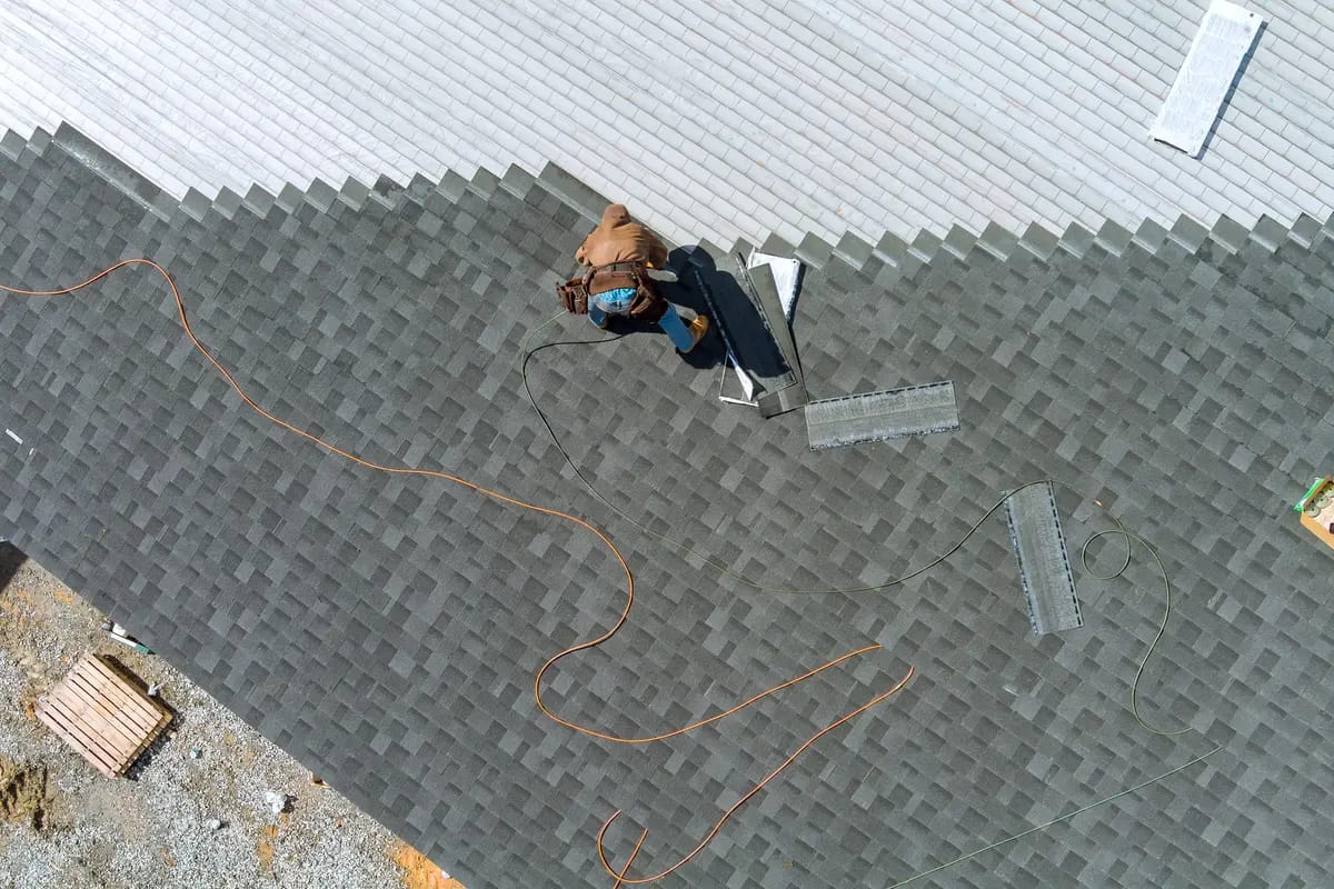 overhead roof replacement