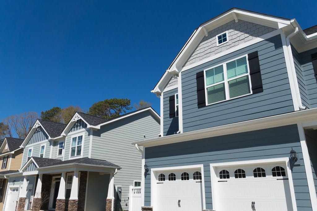 blue gray home