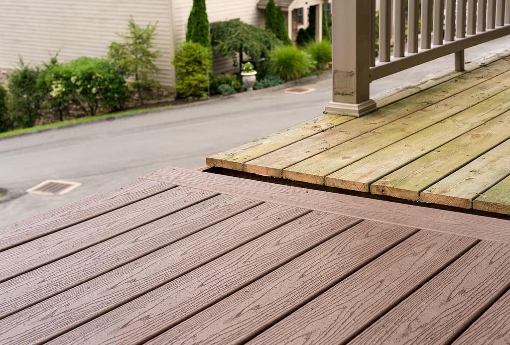 how to install trex decking