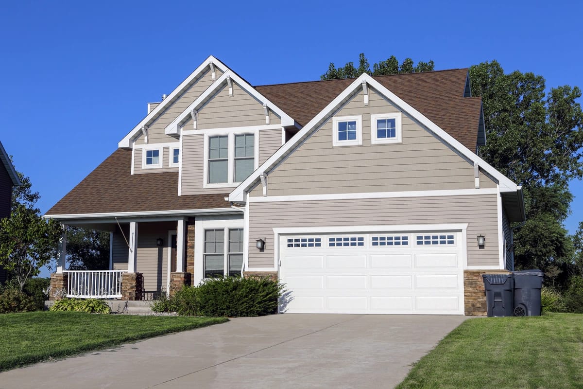a new home vinyl siding