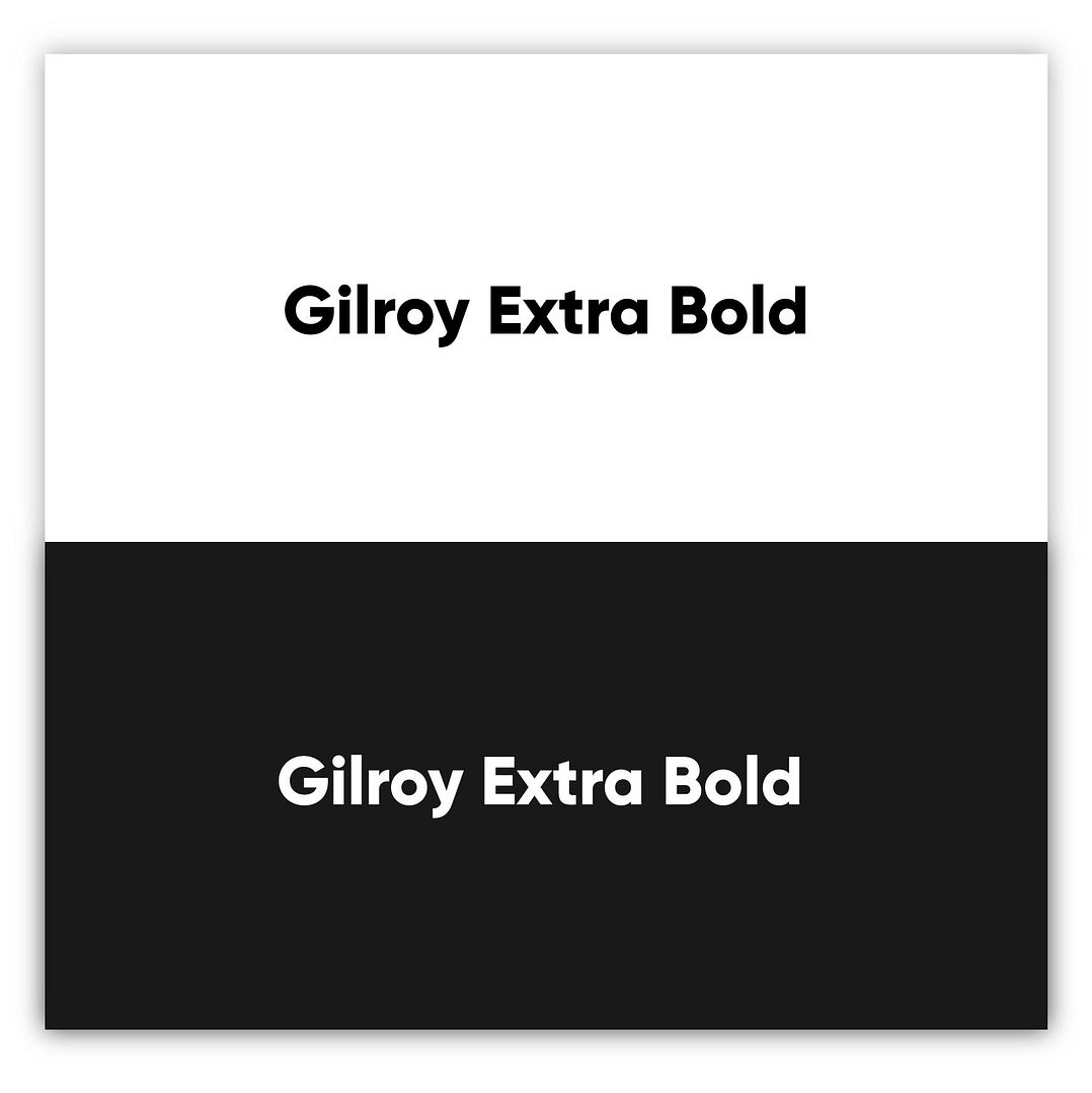 Gilroy Extra Bold