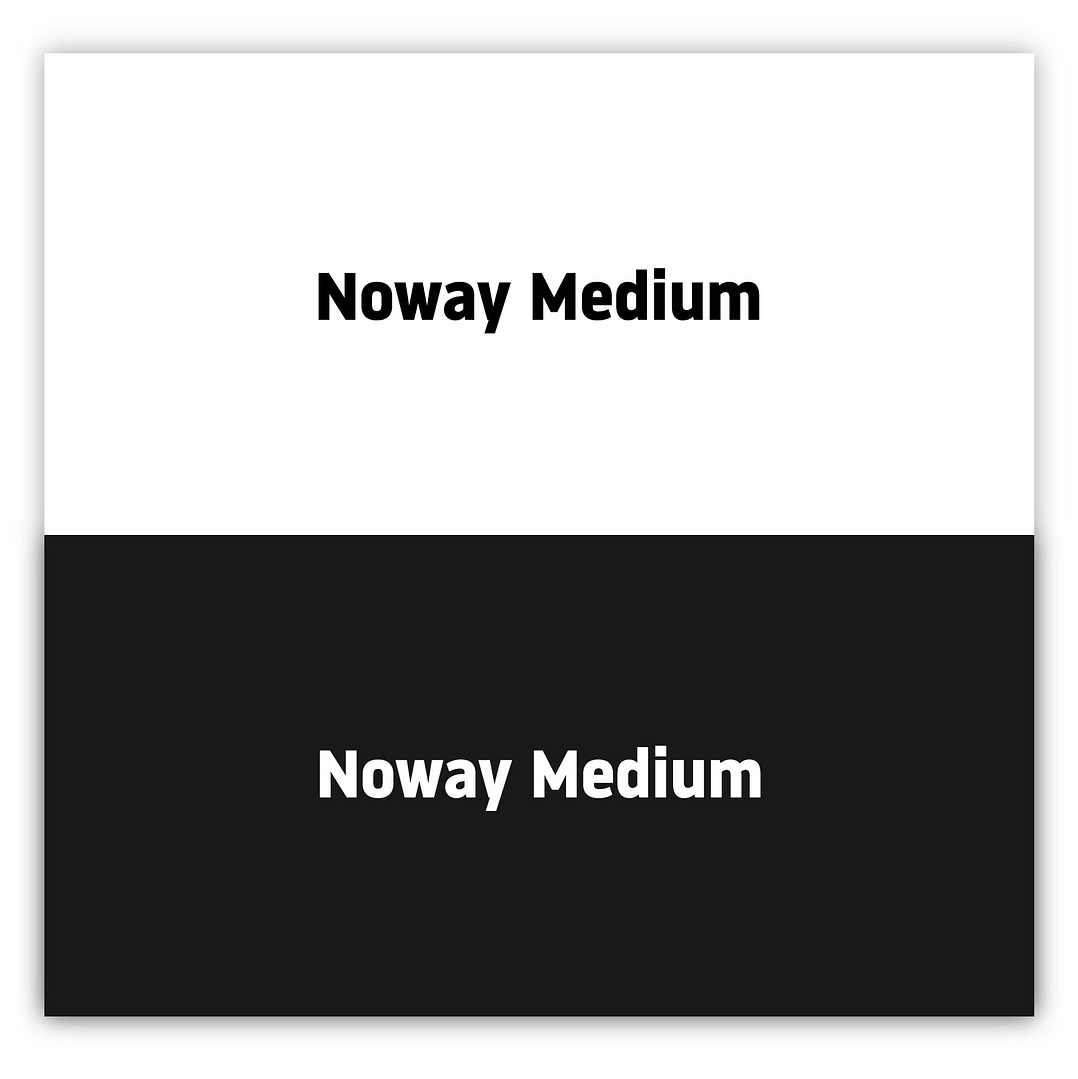 Medium Noway - Best fonts of 2021