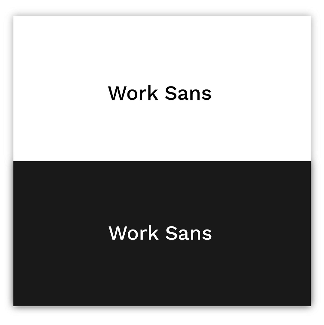 Work Sans 201 - best sans-serif fonts of 2021
