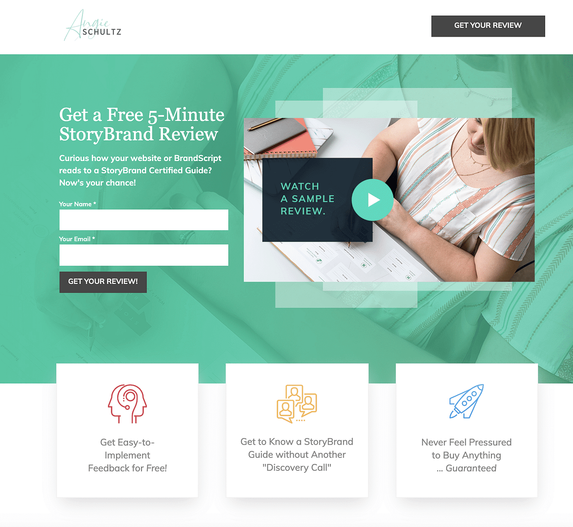 Examples of high converting websites