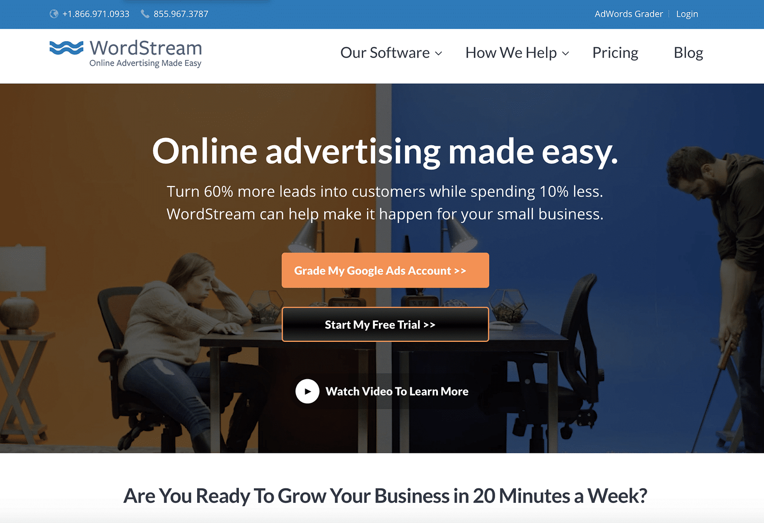 Examples of persuasive landing pages