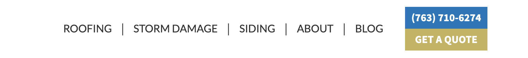 Phone Number in the header