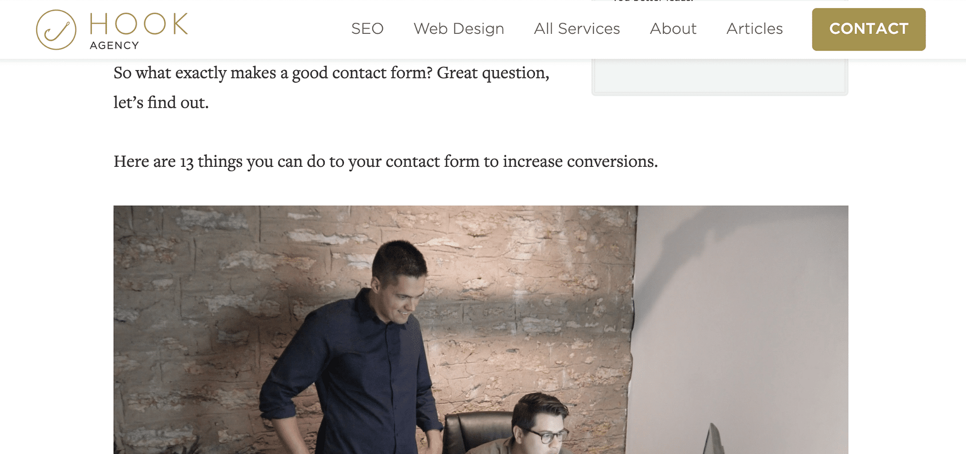 Friendly around the office images - conversion rate optimization