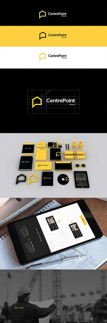 Centre Point Home Construction Branding