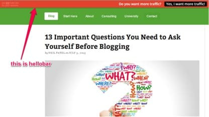 Hello Bar - Color in Websites- Big Mistakes for web design