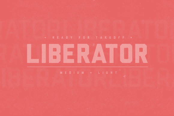Free Download - Liberator font