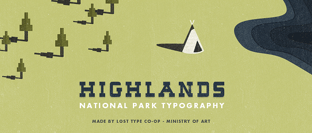 Highlands - Best Free Hipster Fonts