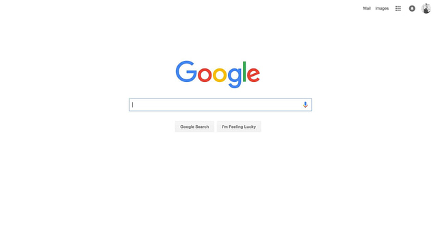 The Importance of White Space in Design, why does it matter. Example: Google