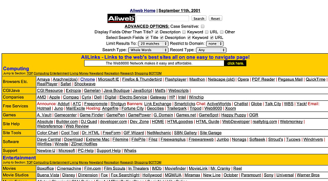 Ali web, worst websites