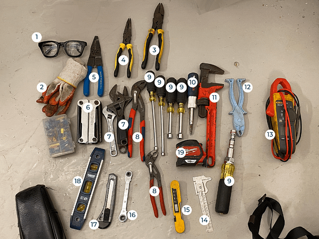 HVAC Tools List - Toolkit