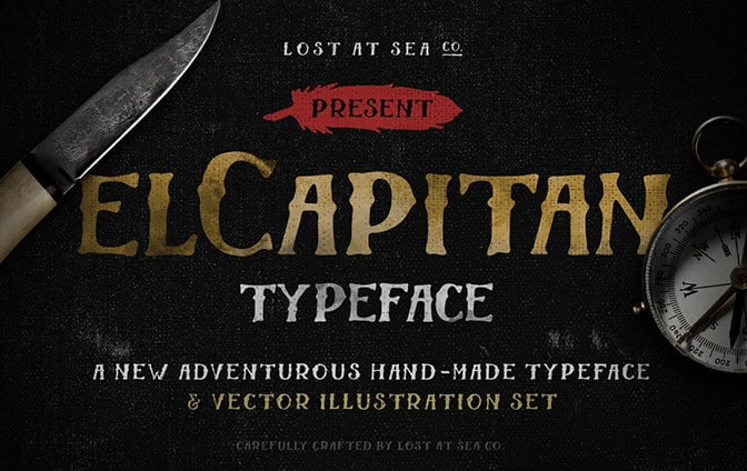 El Capitan - - modern fonts 2015 - the best top font of the year